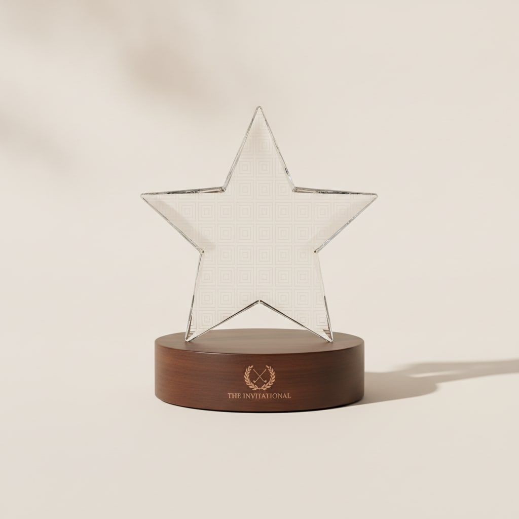 Crystal trophy