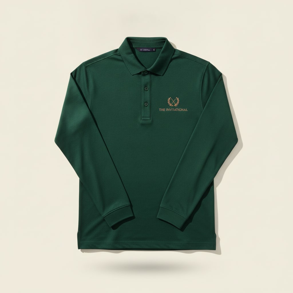Long-sleeve polo