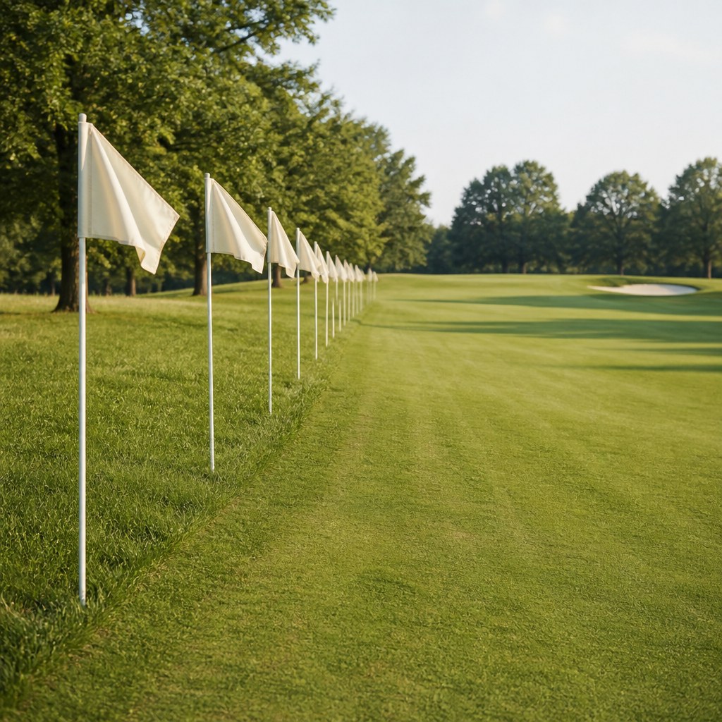 Fairway sponsor flags